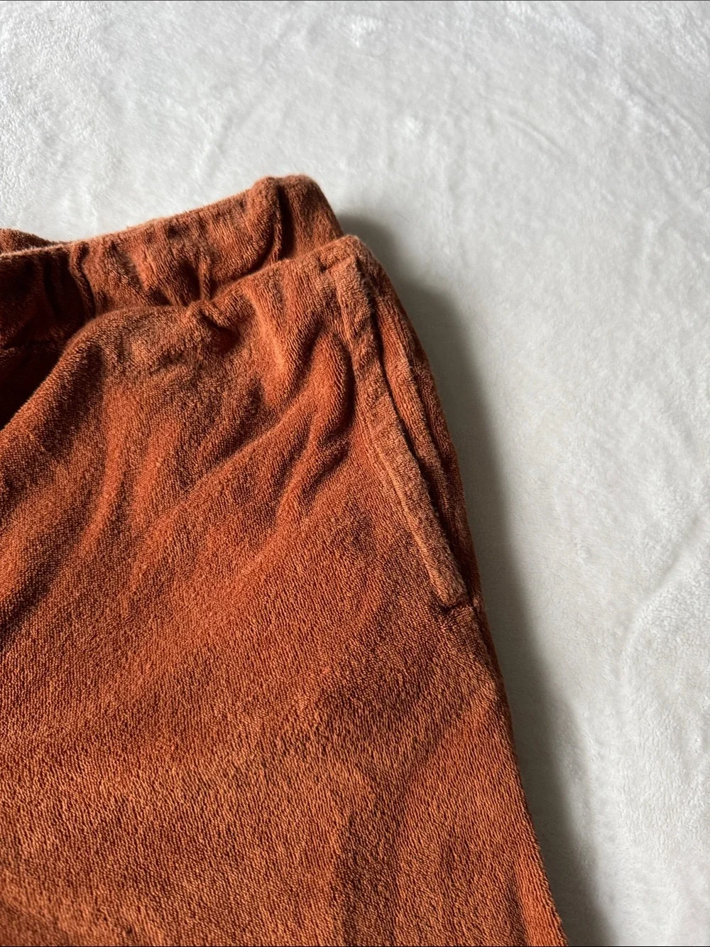 Old Navy Rust Orange Terry Shorts